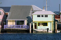 Maisons des Iles Keys en Floride. © Philip Plisson / Plisson La Trinité / AA11411 - Nos reportages photos - Floride