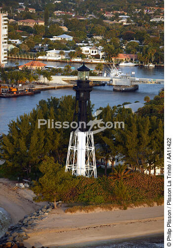 Lighthouse on Miami coast. - © Philip Plisson / Plisson La Trinité / AA11422 - Photo Galleries - Town [Florida]