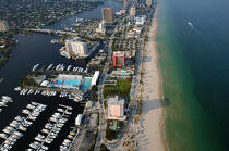 Seascape of Miami. © Philip Plisson / Plisson La Trinité / AA11443 - Photo Galleries - Town [Florida]