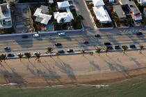 Paysage littoral de Miami. © Philip Plisson / Plisson La Trinité / AA11444 - Nos reportages photos - Ville [Floride]
