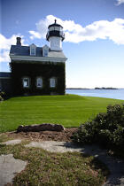 Lighthouse in Connecticut. © Philip Plisson / Plisson La Trinité / AA11451 - Photo Galleries - Grass
