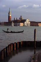 L'Eglise San Giorgio Maggiore de Venise. © Philip Plisson / Plisson La Trinité / AA11498 - Nos reportages photos - Homme