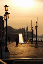 Coucher de soleil sur Venise. © Philip Plisson / Plisson La Trinité / AA11531 - Nos reportages photos - Crépuscule