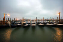 Gondoles in Venice. © Philip Plisson / Plisson La Trinité / AA11576 - Photo Galleries - Gondola