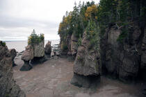 Hope Well Rocks in the Bay of Fundy. © Philip Plisson / Plisson La Trinité / AA11595 - Photo Galleries - Province [Canada]