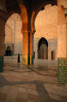 La Mosquée Hassan II à Casablanca. © Philip Plisson / Plisson La Trinité / AA11648 - Nos reportages photos - Soleil