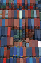 Container ships in the Rail of Ouessant. © Philip Plisson / Plisson La Trinité / AA11655 - Photo Galleries - CMA CGM Marco Polo