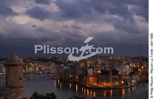 Vue des remparts de La Valette. - © Philip Plisson / Plisson La Trinité / AA11680 - Nos reportages photos - Malte