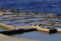 Saltworks on Gozo island. © Philip Plisson / Plisson La Trinité / AA11735 - Photo Galleries - Malta