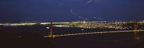 The Golden Gate by night. © Philip Plisson / Plisson La Trinité / AA11747 - Photo Galleries - San Francisco bay