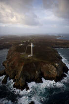 The lighthouse of Stiff. © Philip Plisson / Plisson La Trinité / AA11807 - Photo Galleries - Rock