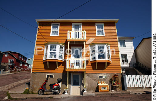 Maison à Saint- Pierre et Miquelon. - © Philip Plisson / Plisson La Trinité / AA11862 - Nos reportages photos - Saint-Pierre-et-Miquelon