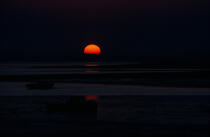 Sunset. © Philip Plisson / Plisson La Trinité / AA11978 - Photo Galleries - Low tide