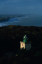 The lighthouse of Ailly in Dieppe. © Philip Plisson / Plisson La Trinité / AA12039 - Photo Galleries - Forest