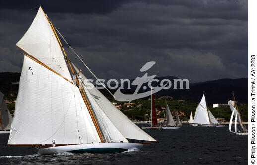 Les Voiles de Saint-Tropez 2005. - © Philip Plisson / Plisson La Trinité / AA12203 - Photo Galleries - J Class yacht