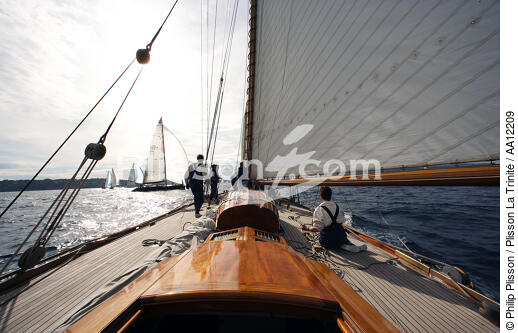 Les Voiles de Saint-Tropez 2005. - © Philip Plisson / Plisson La Trinité / AA12209 - Photo Galleries - J Class yacht