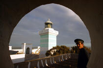 Gardien de phare au Maroc. © Philip Plisson / Plisson La Trinité / AA12253 - Nos reportages photos - Portrait