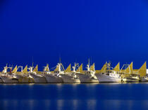 Fishing vessels in Viareggio in Italy. © Philip Plisson / Plisson La Trinité / AA12254 - Photo Galleries - Viareggio