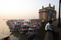 Gateaway of India, Bombay. © Philip Plisson / Plisson La Trinité / AA12266 - Nos reportages photos - Inde