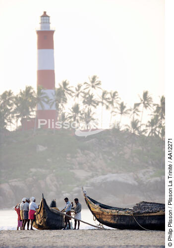Kovalam, Kerala, Inde. - © Philip Plisson / Plisson La Trinité / AA12271 - Nos reportages photos - Pêcheurs du monde