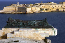 Malte. © Philip Plisson / Plisson La Trinité / AA12273 - Nos reportages photos - Statue