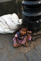 Dans les rues de Bombay. © Philip Plisson / Plisson La Trinité / AA12494 - Nos reportages photos - Portrait