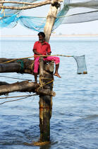 Cochin. © Philip Plisson / Plisson La Trinité / AA12618 - Nos reportages photos - Pêcheur