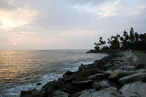 La côte près de Kollam. © Philip Plisson / Plisson La Trinité / AA12619 - Nos reportages photos - Etats [Inde]