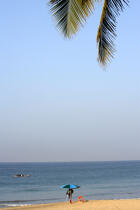 Sur la plage de Kovallam.. © Philip Plisson / Plisson La Trinité / AA12659 - Nos reportages photos - Kerala