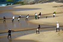 On the beach of Vilinjan. © Philip Plisson / Plisson La Trinité / AA12671 - Photo Galleries - Town [Kerala]