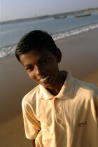 Jeune indou à Vilinjan. © Philip Plisson / Plisson La Trinité / AA12681 - Nos reportages photos - Ville [Kerala]