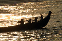 Départ pour la pêche à Vilinjam. © Philip Plisson / Plisson La Trinité / AA12700 - Nos reportages photos - Kerala