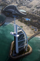 Burj Al Arab in Dubai. © Philip Plisson / Plisson La Trinité / AA12765 - Photo Galleries - United arab emirates