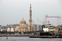 Sur le canal de Suez. © Philip Plisson / Plisson La Trinité / AA12821 - Nos reportages photos - Site [Egypte]