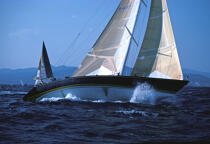 Gitana VI © Philip Plisson / Plisson La Trinité / AA12858 - Photo Galleries - Maxi-monohull Racing Yacht