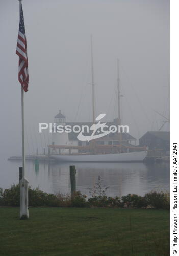 Mystic Seaport - © Philip Plisson / Plisson La Trinité / AA12941 - Nos reportages photos - Couleurs d'Automne en Nouvelle Angleterre
