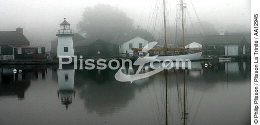 Mystic Seaport - © Philip Plisson / Plisson La Trinité / AA12945 - Photo Galleries - American Lighthouses