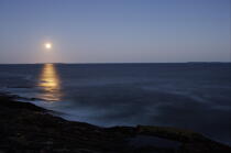 Lune rousse © Philip Plisson / Plisson La Trinité / AA13017 - Nos reportages photos - Pleine lune