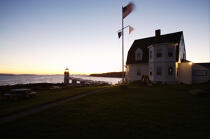 Marshall Point Light in Maine. © Philip Plisson / Plisson La Trinité / AA13126 - Photo Galleries - Tradition