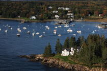 Paysage dans le Maine. © Philip Plisson / Plisson La Trinité / AA13168 - Nos reportages photos - Couleurs d'Automne en Nouvelle Angleterre