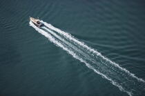 boat in Maine. © Philip Plisson / Plisson La Trinité / AA13199 - Photo Galleries - Speedboat
