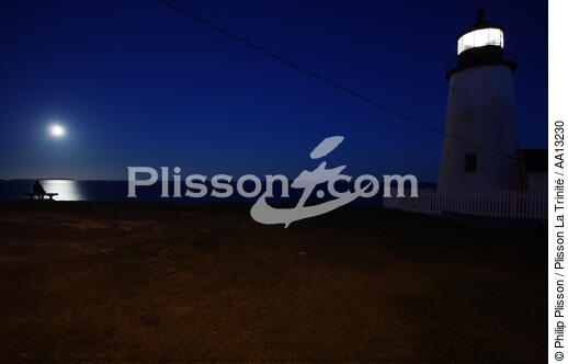Pemaquid Point Light in Maine. - © Philip Plisson / Plisson La Trinité / AA13230 - Photo Galleries - Moon