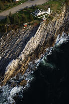 Pemaquid Point Light in Maine. © Philip Plisson / Plisson La Trinité / AA13233 - Photo Galleries - Cliff