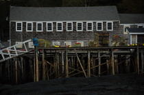 New Harbor dans le Maine. © Philip Plisson / Plisson La Trinité / AA13238 - Nos reportages photos - Casier
