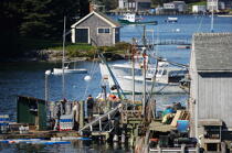 Port Clyde in Maine. © Philip Plisson / Plisson La Trinité / AA13290 - Photo Galleries - Fishermen of the world