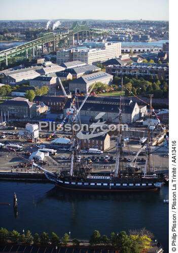 Trois-mâts dans le port de Boston. - © Philip Plisson / Plisson La Trinité / AA13416 - Nos reportages photos - Boston