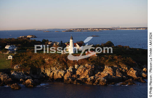 Bakers Island Light dans Massachusetts. - © Philip Plisson / Plisson La Trinité / AA13524 - Nos reportages photos - Bakers Island