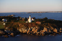 Bakers Island Light in Massachusetts. © Philip Plisson / Plisson La Trinité / AA13524 - Photo Galleries - Bakers Island
