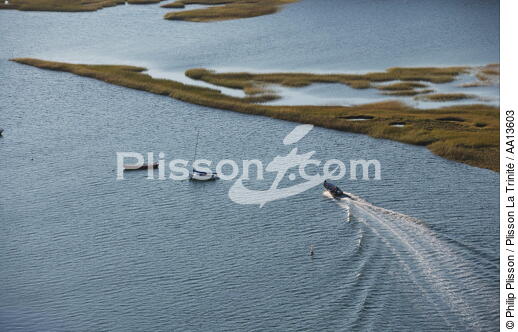 Annisquam River - © Philip Plisson / Plisson La Trinité / AA13603 - Nos reportages photos - Site [Massachusetts]