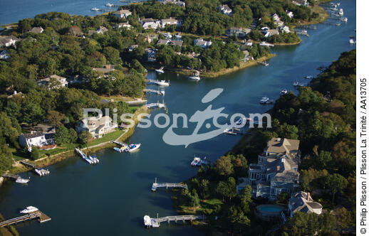 Popponesset Bay dans le Massachusetts. - © Philip Plisson / Plisson La Trinité / AA13705 - Nos reportages photos - Couleurs d'Automne en Nouvelle Angleterre
